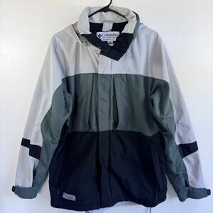 Vintage Columbia Convert Bugaboo Interchange Jacket Mens Medium Colorblock Retro